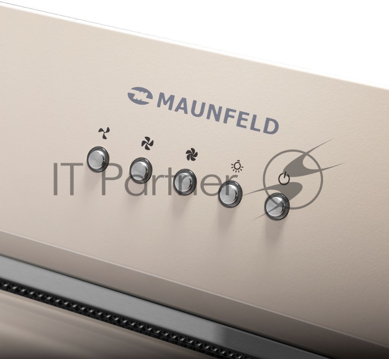 Вытяжка встраиваемая Maunfeld TRAPEZE 602IG бежевый управление: кнопочное (1 мотор)