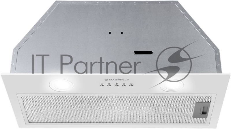 Вытяжка встраиваемая Maunfeld TRAPEZE 602M белый управление: кнопочное (1 мотор)