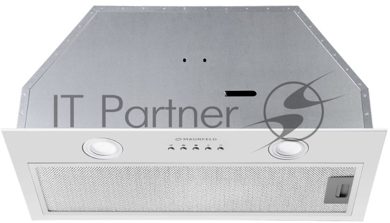 Вытяжка встраиваемая Maunfeld TRAPEZE 602M белый управление: кнопочное (1 мотор)