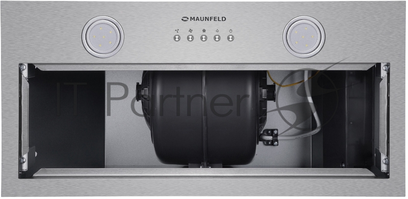Вытяжка встраиваемая Maunfeld TRAPEZE 602M нержавеющая сталь управление: кнопочное (1 мотор)