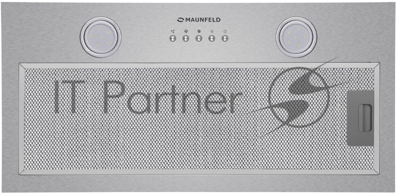Вытяжка встраиваемая Maunfeld TRAPEZE 602M нержавеющая сталь управление: кнопочное (1 мотор)