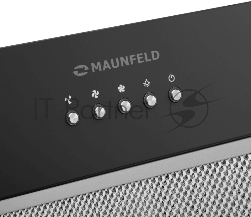 Вытяжка встраиваемая Maunfeld TRAPEZE 602M черный управление: кнопочное (1 мотор)