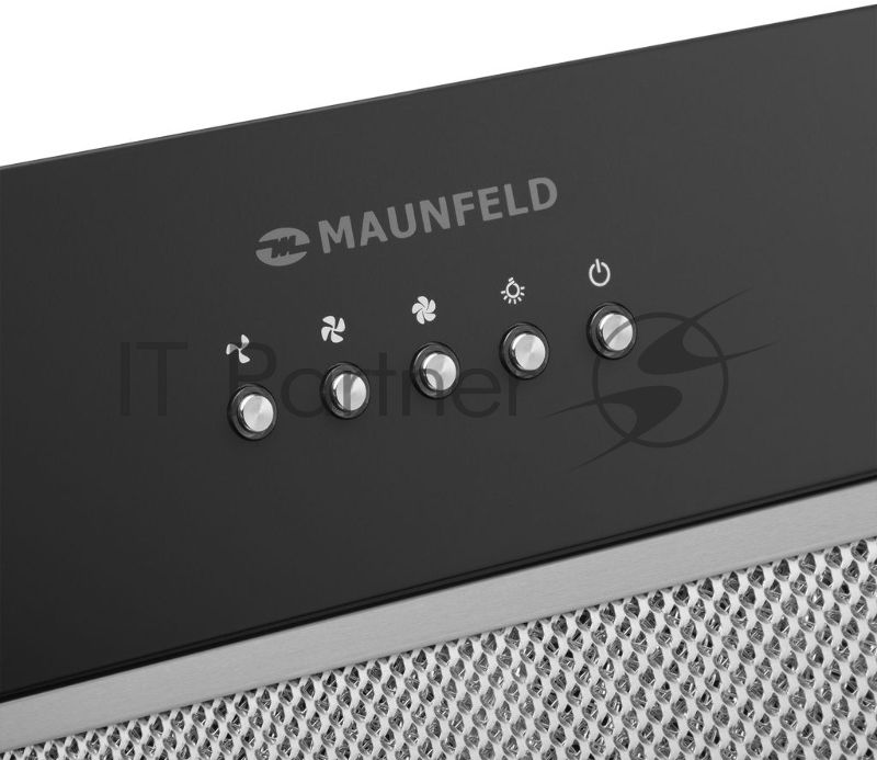 Вытяжка встраиваемая Maunfeld TRAPEZE 602M черный управление: кнопочное (1 мотор)