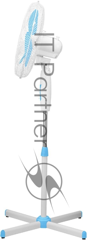 Вентилятор напольный Scarlett SC-SF111B23 45Вт скоростей:3 голубой/белый