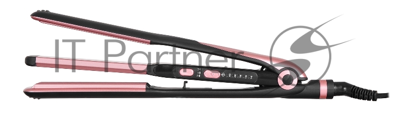 Выпрямитель Starwind SHC 7050 55Вт черный/розовое золото (макс.темп.:220С)