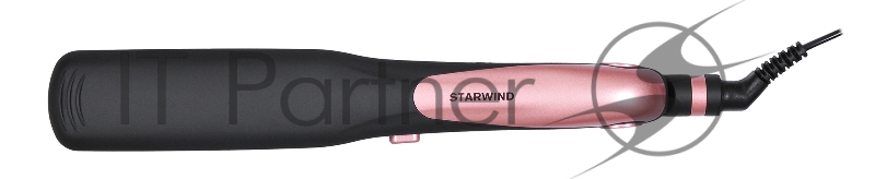 Выпрямитель Starwind SHC 7050 55Вт черный/розовое золото (макс.темп.:220С)