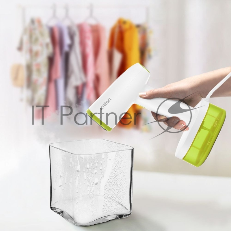 Отпариватель ручной Kitfort КТ-984-2 1600Вт салатовый