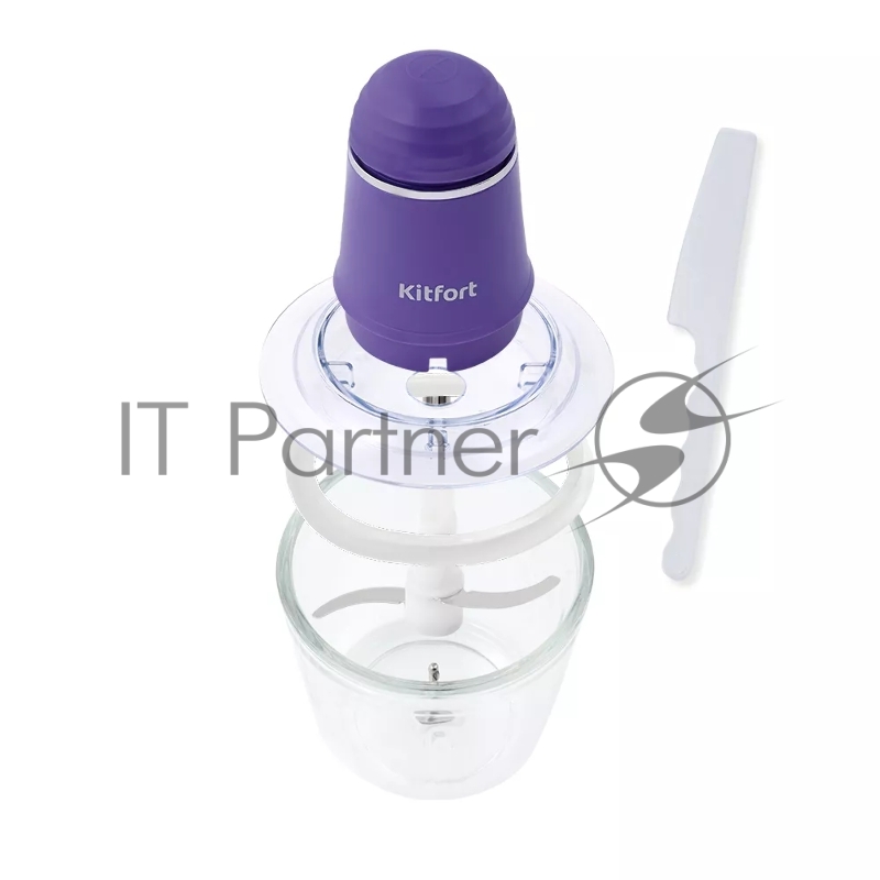 Измельчитель электрический Kitfort КТ-3016-1 0.5л. 200Вт фиолетовый