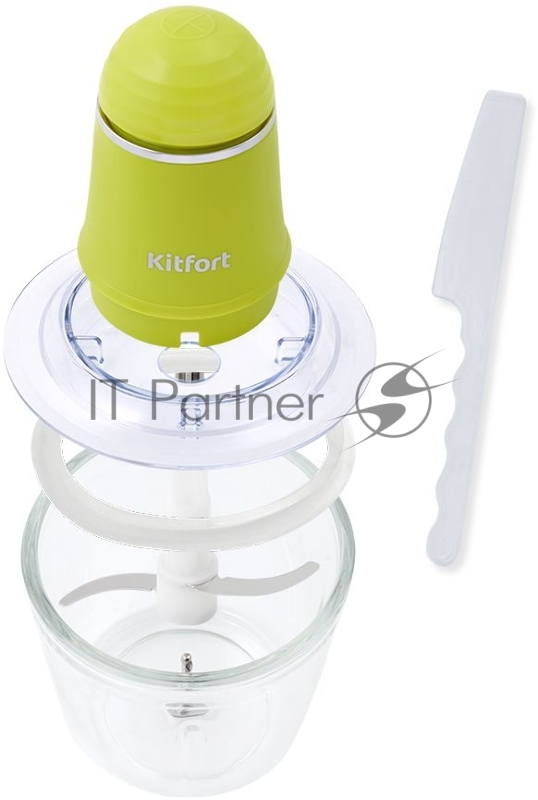 Измельчитель электрический Kitfort КТ-3016-2 0.5л. 200Вт салатовый