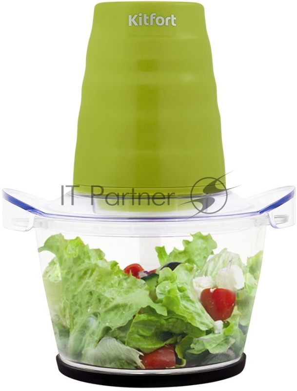 Измельчитель электрический Kitfort КТ-3017-2 1л. 400Вт салатовый