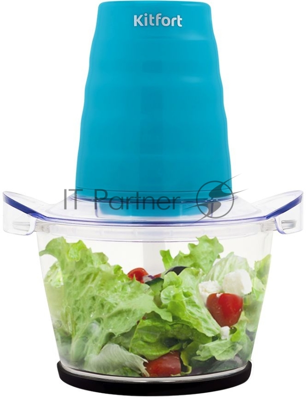 Измельчитель электрический Kitfort КТ-3017-3 1л. 400Вт бирюзовый