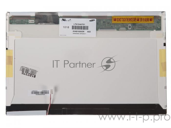 Матрица 15.4 Glare LTN154AT01, WXGA 1280x800, 30L, 1 лампа (1 CCFL), Samsung