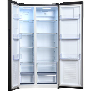 Холодильник Hyundai CS5003F черная сталь (двухкамерный)