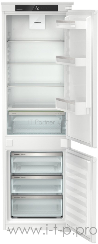 Встраиваемый холодильник LIEBHERR Встраиваемый холодильник LIEBHERR/ EIGER, ниша 178, Pure, EasyFresh, МК SmartFrost, 3 контейнера, door sliding
