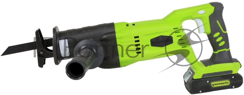 Пила сабельная аккумуляторная GreenWorks GD24RS 24В, без АКБ и ЗУ (1200407)