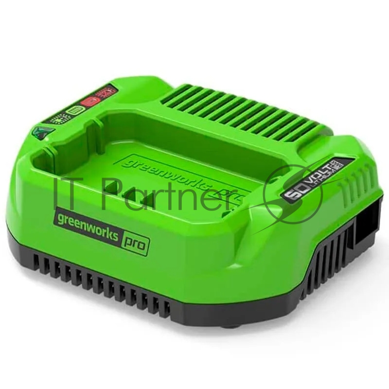 Зарядное устройство GreenWorks 60V (2932007)Зарядное устройство Greenworks (модель ) - используется для заряда аккумуляторных батарей Гринворкс 60 вольт на 2 А/ч, 4 А/ч и 6 А/ч. Время зарядки данных аккумуляторов составляет: 2 А/ч = 60 минут 4 А/