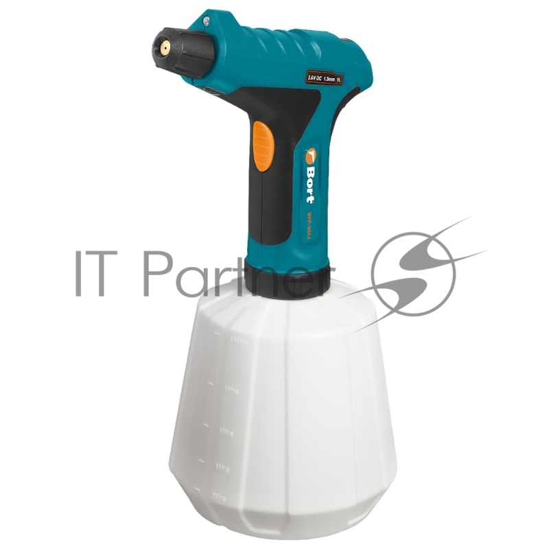 Краскораспылитель электрический Bort BFP-36-Li (93411591) Напряжение 3,6 В Производительность 0,46 л/мин Емкость бачка 1000 мл Вес изделия 0,5 кг Время непрерывной работы 120 мин brt=0,56 (net=0,56) кг 17 x 16,5 x 20 Емкость для краски, Кабель USB Li