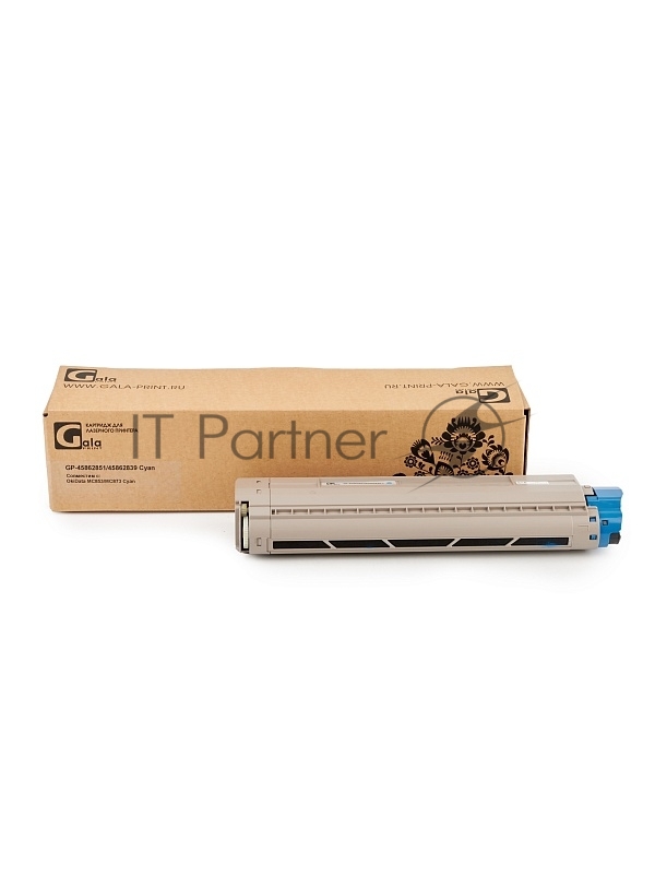 Тонер-картридж GP-45862851/45862839 для принтеров OkiData MC853/MC873 Cyan 7300 копий GalaPrint