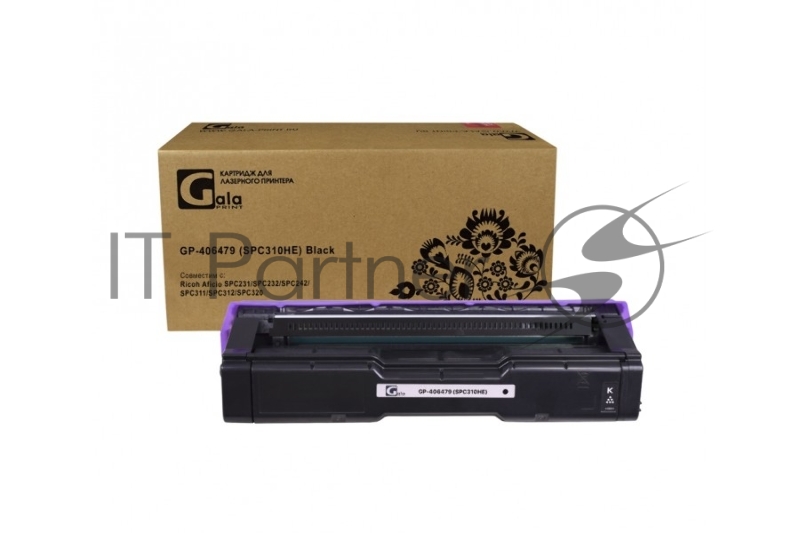 Картридж GP-406479 (SPC310HE) для принтеров Ricoh Aficio SPC231/SPC232/SPC242/SPC311/SP Black 6500 копий GalaPrint