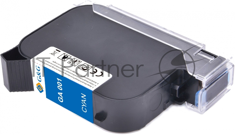 Картридж струйный G&G GA-001C голубой (42мл) для G&G GG-HH1001