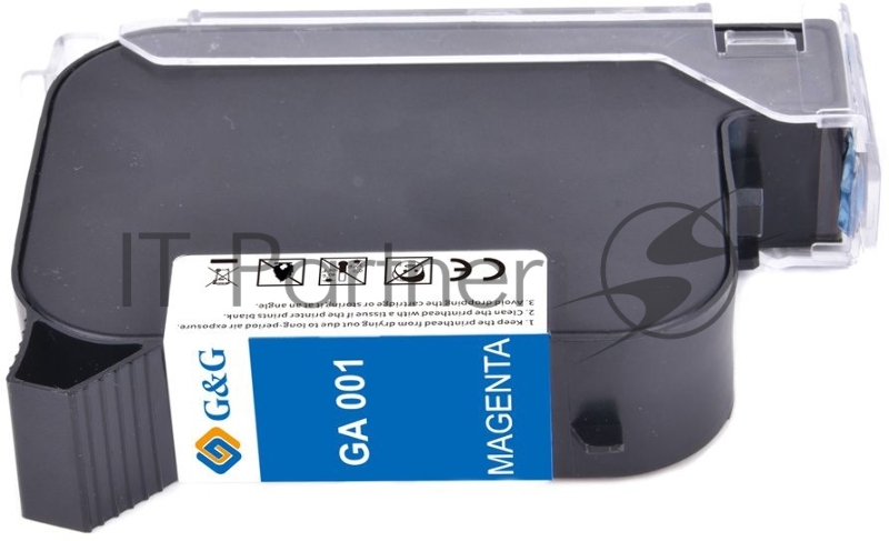 Картридж струйный G&G GA-001M пурпурный (42мл) для G&G GG-HH1001