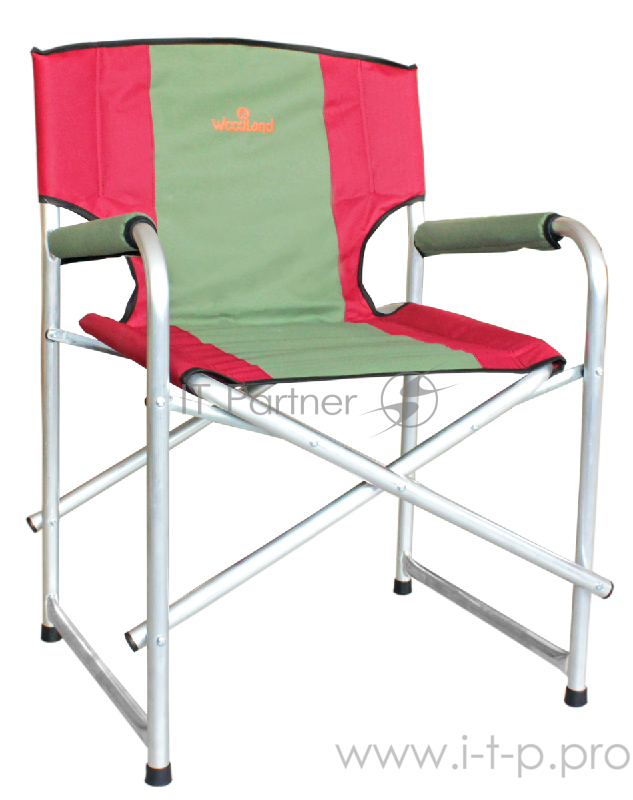 Кресло Woodland Super Max, складное, усиленное, 55 x 62 x 63 (83) см (алюминий)