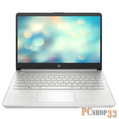 Ноутбук HP14 14s-dq2020ur 14.0 FHD, Intel Core i3-1125G4, 8Gb, 256Gb SSD, no ODD, FreeDOS, серебристый