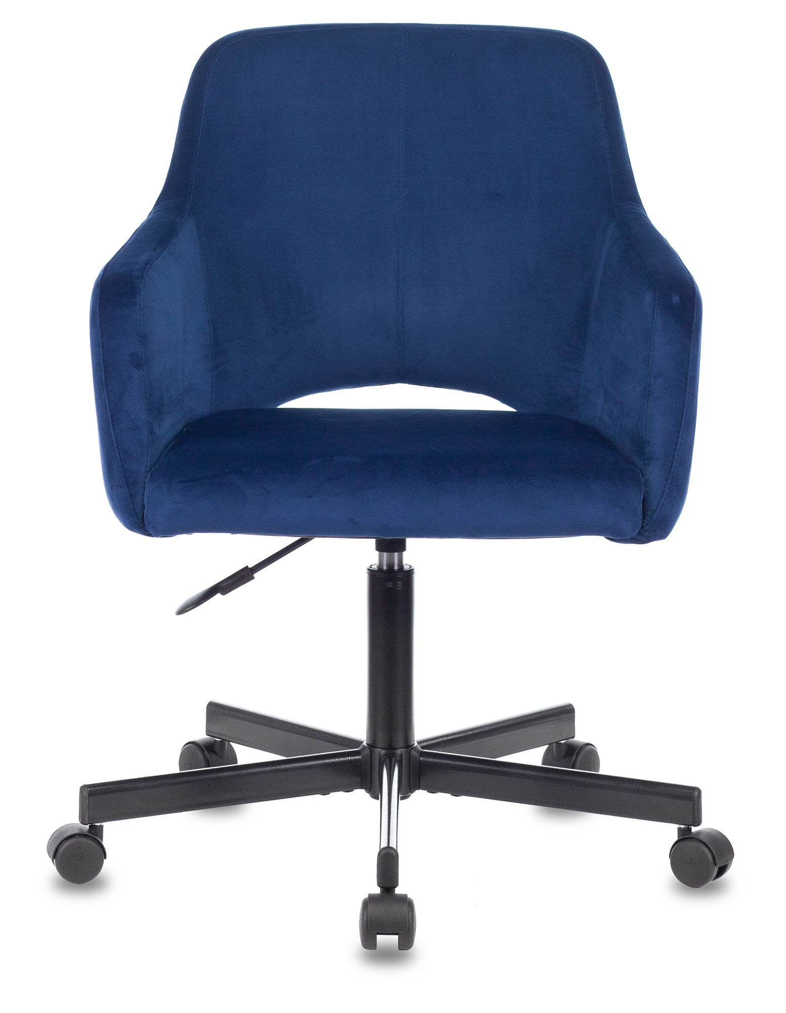 Кресло Бюрократ CH-380M сапфировый Italia 17 крестовина металл черный