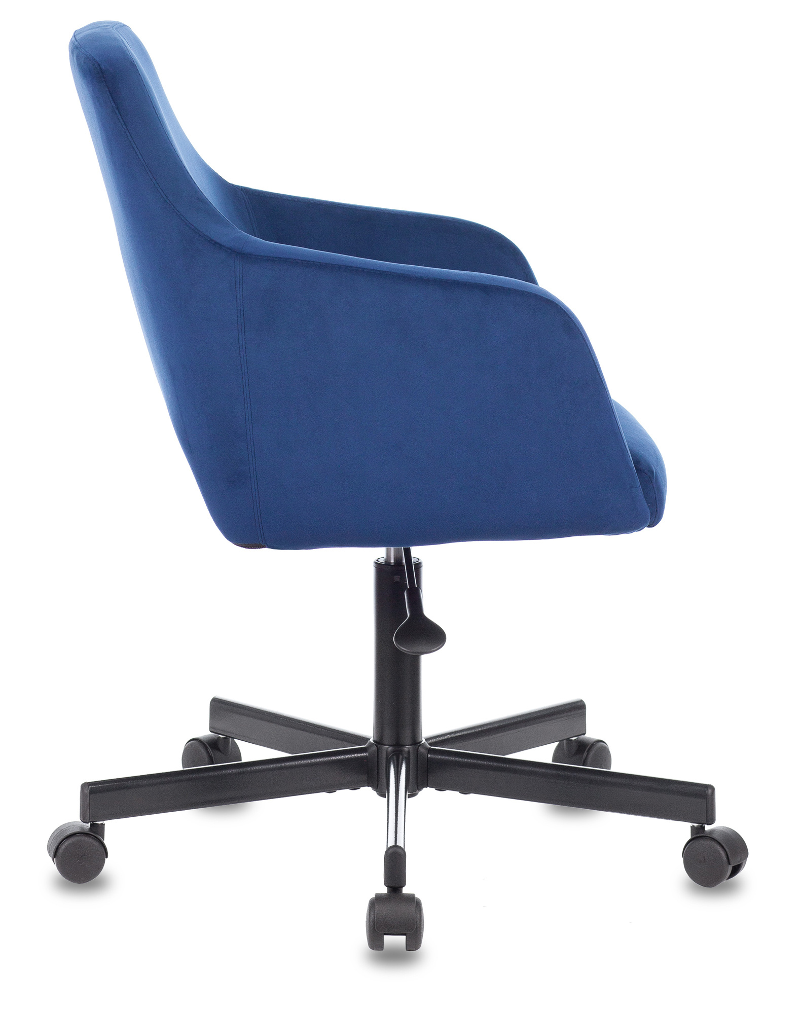 Кресло Бюрократ CH-380M сапфировый Italia 17 крестовина металл черный