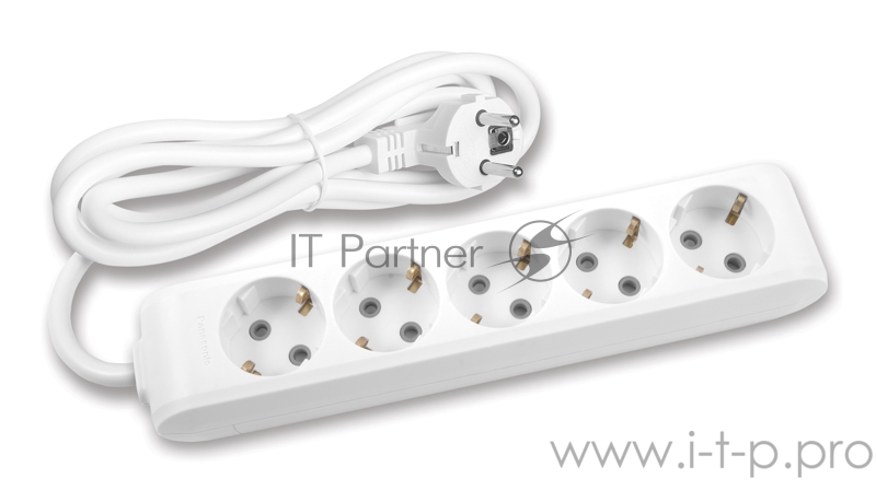 Сетевой удлинитель Panasonic X-tendia 5м (5 розеток) белый (блистер)