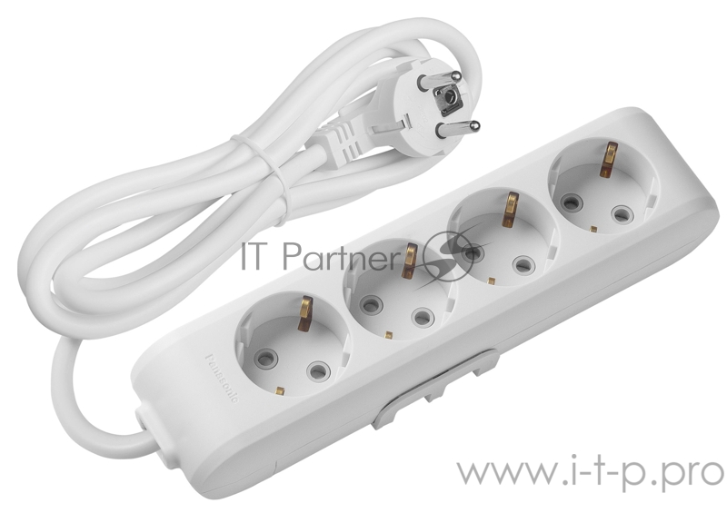 Сетевой удлинитель Panasonic X-tendia 5м (4 розетки) белый (блистер)