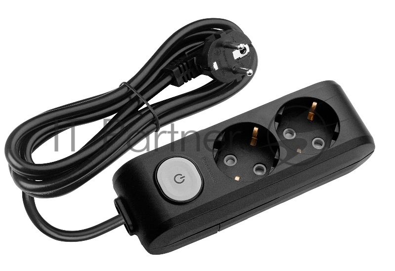 Сетевой удлинитель Panasonic X-tendia 5м (2 розетки) черный (блистер)