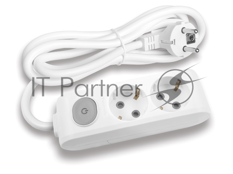 Сетевой удлинитель Panasonic X-tendia 3м (2 розетки) белый (блистер)