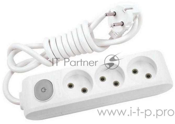 Сетевой удлинитель Panasonic X-tendia 2м (3 розетки) белый (блистер)