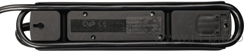 Сетевой удлинитель Hama H-137366 1.5м (6 розеток) черный (коробка)