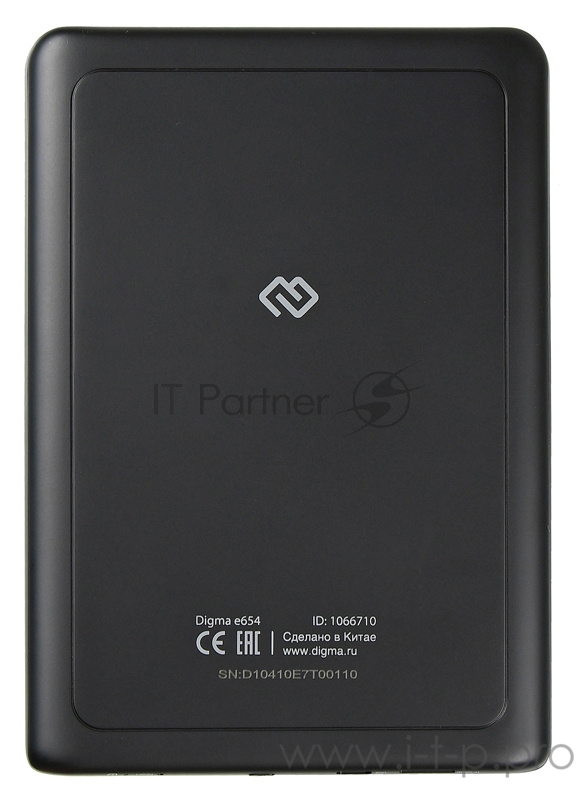 Электронная книга Digma E654 6 E-Ink Carta 800x600 600MHz/4Gb/microSDHC графит