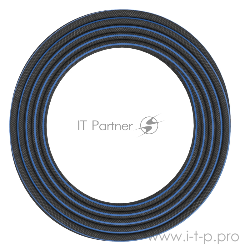 Шланг Fiskars 1027106 1/2 50м поливочный армированный черный/синий
