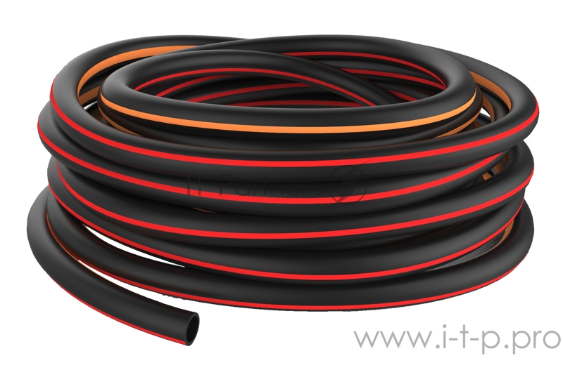 Шланг Fiskars 1027109 3/4 20м поливочный армированный черный/красный