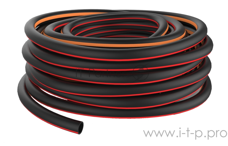 Шланг Fiskars 1027100 3/4 25м поливочный армированный черный/красный