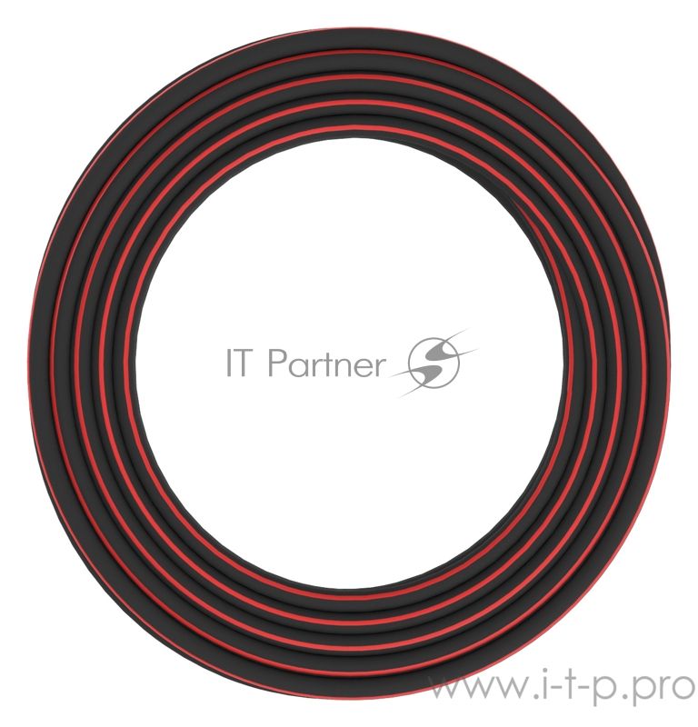 Шланг Fiskars 1027100 3/4 25м поливочный армированный черный/красный