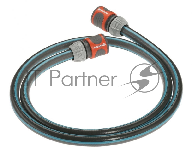 Тележка для шланга Gardena RollUp S серый/голубой шланг в компл. 15м (18600-20.000.00)