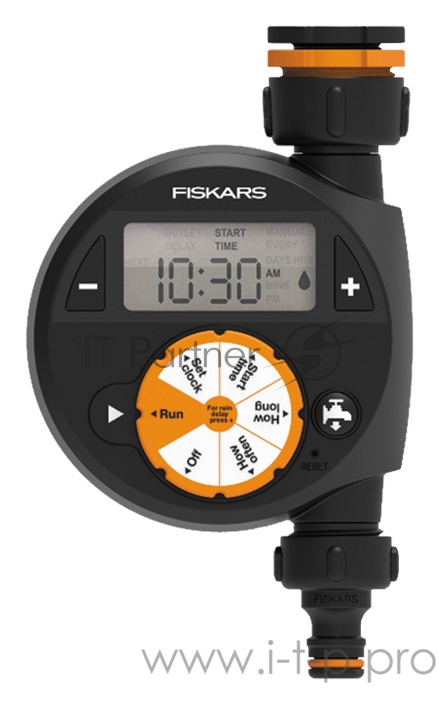 Таймер Fiskars 1054791 черный оранжевый