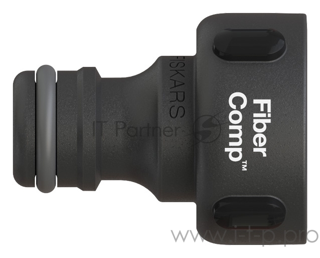 Штуцер Fiskars FiberComp Д.вх.3/4 черный/серый (1027054)