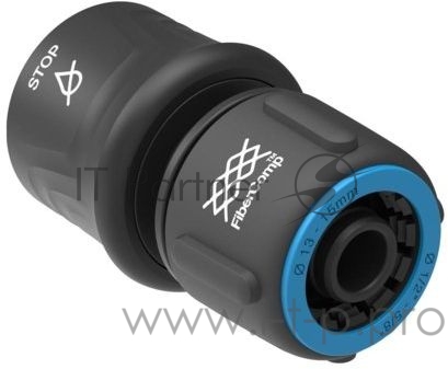 Коннектор Fiskars FiberComp Д.вх.1/2-5/8 черный/синий (1054789)