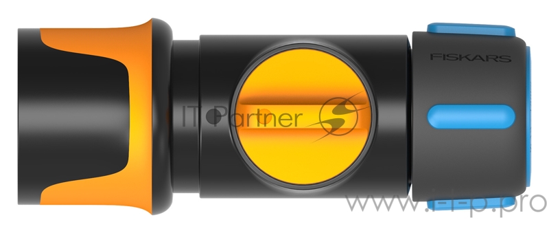 Коннектор Fiskars 1027086 Д.вх.1/2-5/8 черный/синий