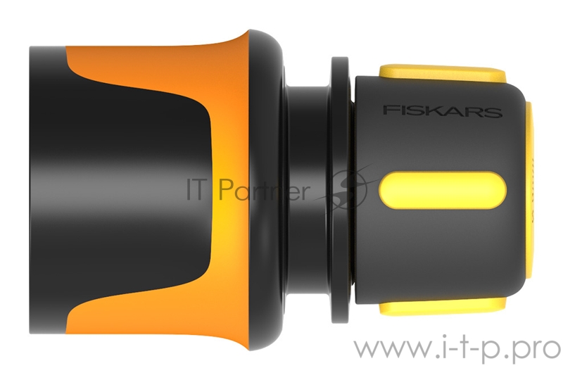Коннектор Fiskars 1027071 Д.вх.3/8 черный/желтый