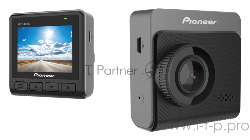 Видеорегистратор Pioneer VREC-130RS черный 1080x1920 1080p 132гр. MSTAR MSC8336