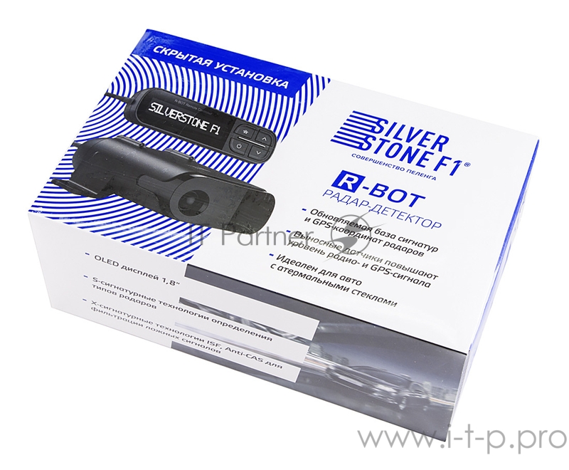 Радар-детектор Silverstone F1 R-BOT GPS приемник