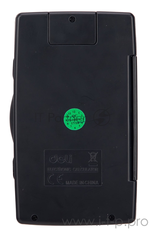 Калькулятор научный Deli E1711 черный 8+2-разр.
