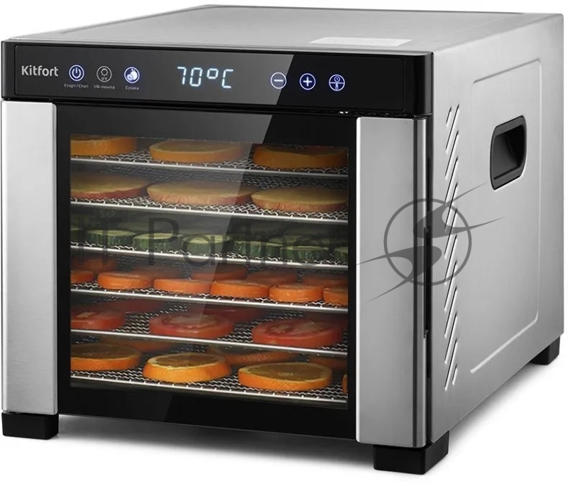 Сушка для фруктов и овощей Kitfort KT-1916 18под. 650Вт черный